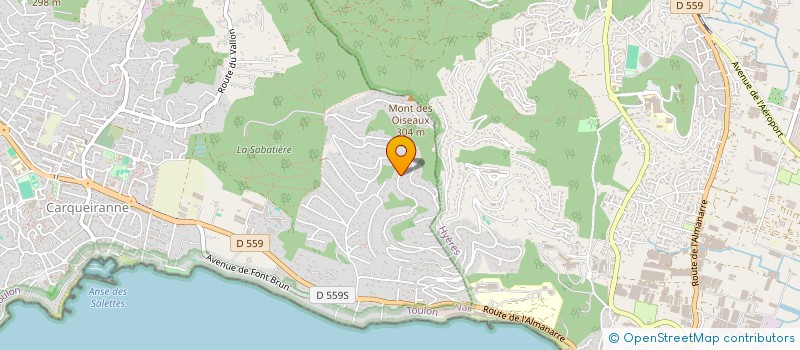 localisation de l'entreprise MONSIEUR MARC LEROY  CARQUEIRANNE