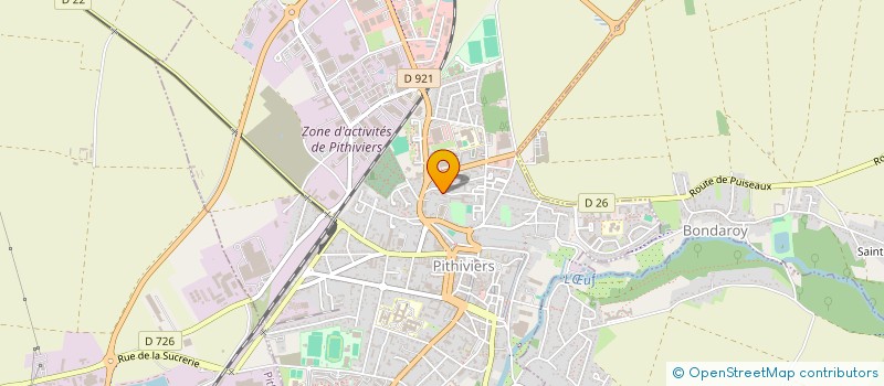 localisation de l'entreprise MONSIEUR MARC LESGARDS  BEAUGENCY