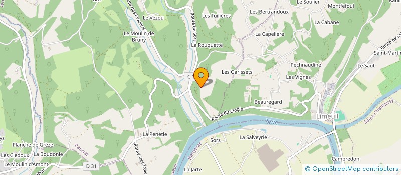 localisation de l'entreprise MONSIEUR MARC LETELLIER à PAUNAT