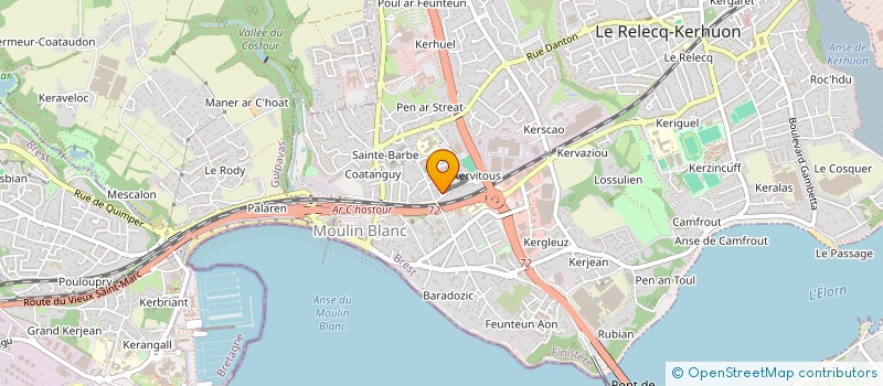 localisation de l'entreprise MONSIEUR MARC LETELLIER à LE RELECQ-KERHUON