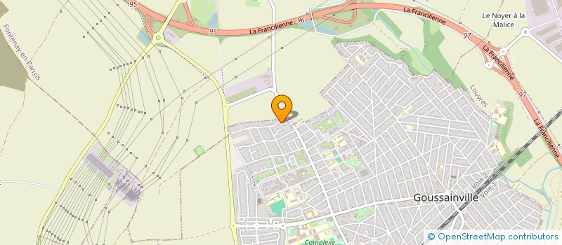 localisation de l'entreprise MONSIEUR MARC LEVEILLE  GOUSSAINVILLE
