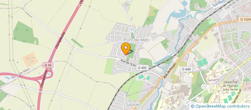 localisation de l'entreprise MONSIEUR MARC LEVERT  PONT-DE-METZ