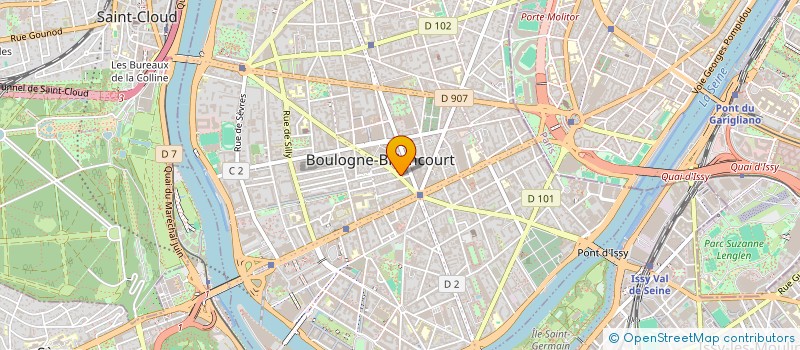 localisation de l'entreprise MONSIEUR MARC LEVET à BOULOGNE-BILLANCOURT