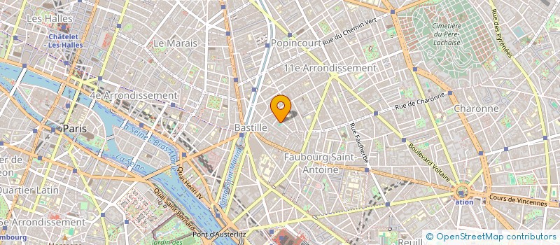 localisation de l'entreprise MONSIEUR MARC LEVREL  PARIS