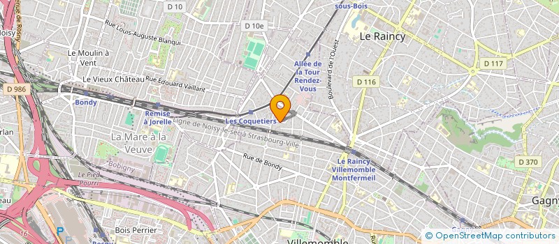 localisation de l'entreprise MONSIEUR MARC LEVY  VILLEMOMBLE