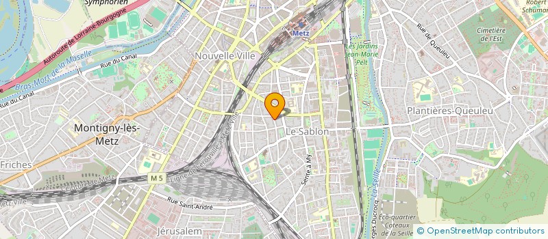 localisation de l'entreprise MONSIEUR MARC LHERMENIER  METZ