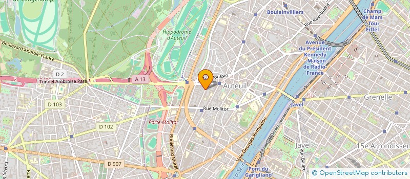 localisation de l'entreprise MONSIEUR MARC LHUILLERY  PARIS