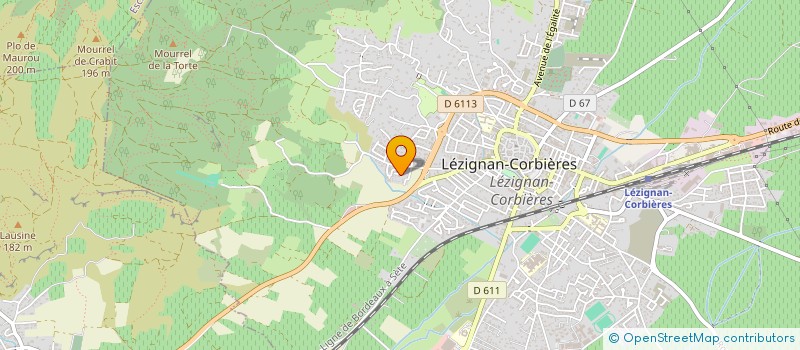 localisation de l'entreprise MONSIEUR MARC LIEGEY à LEZIGNAN-CORBIERES