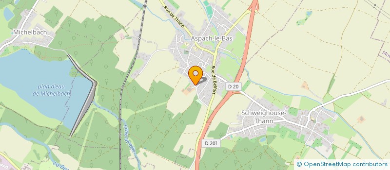 localisation de l'entreprise MONSIEUR MARC LIERMANN  ASPACH-LE-BAS