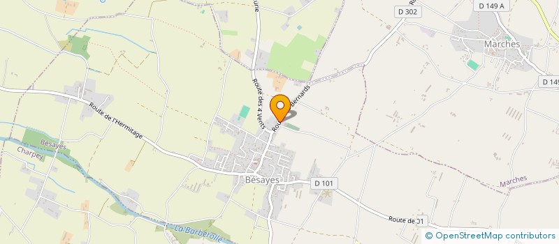 localisation de l'entreprise MONSIEUR MARC LIEVIN  BESAYES