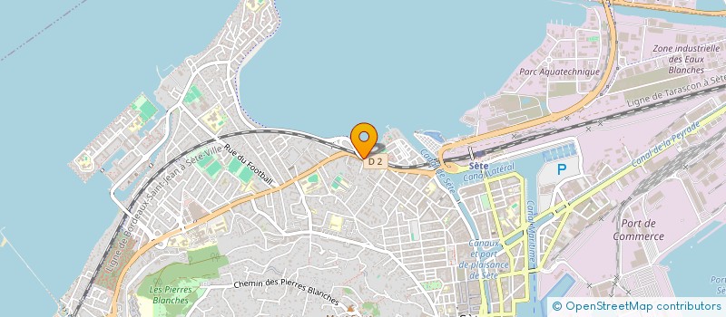 localisation de l'entreprise MONSIEUR MARC LIGUORI  SETE