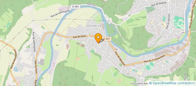 localisation de l'entreprise MONSIEUR MARC LIMACHER MARC  MANDEURE