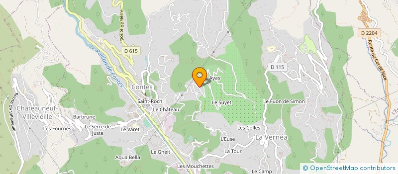 localisation de l'entreprise MONSIEUR MARC LINARI  CANTARON