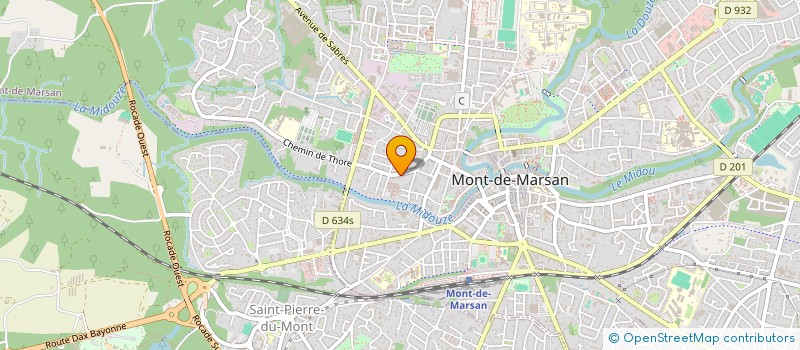 localisation de l'entreprise MONSIEUR MARC LINOTTE  MONT-DE-MARSAN