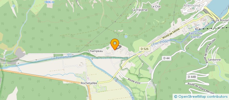 localisation de l'entreprise MONSIEUR MARC LIOTARD-VOGT  ALLEMOND