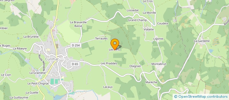 localisation de l'entreprise MONSIEUR MARC LISTRAT à CUNLHAT
