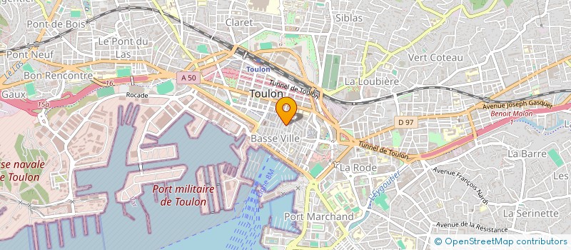 localisation de l'entreprise MONSIEUR MARC LITZLER  TOULON