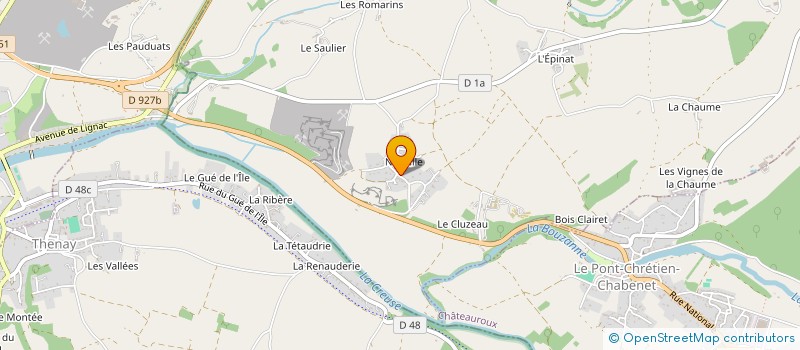 localisation de l'entreprise MONSIEUR MARC LIVERNETTE à CHASSENEUIL
