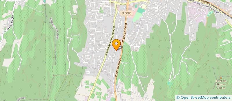 localisation de l'entreprise MONSIEUR MARC LLORENS  BAGNOLS-SUR-CEZE