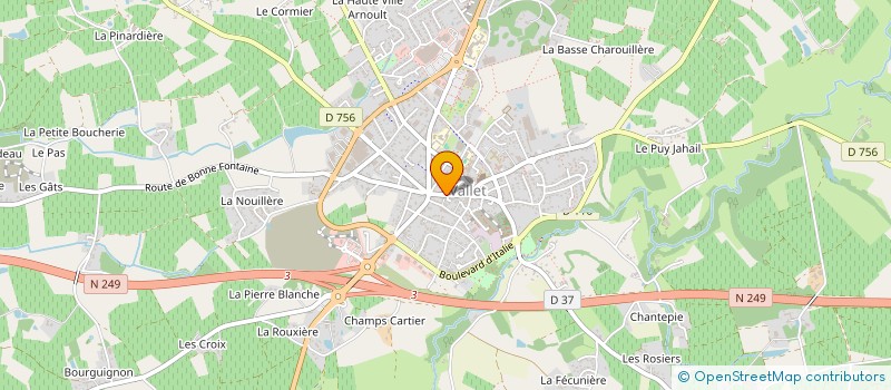 localisation de l'entreprise MONSIEUR MARC LOI à VALLET