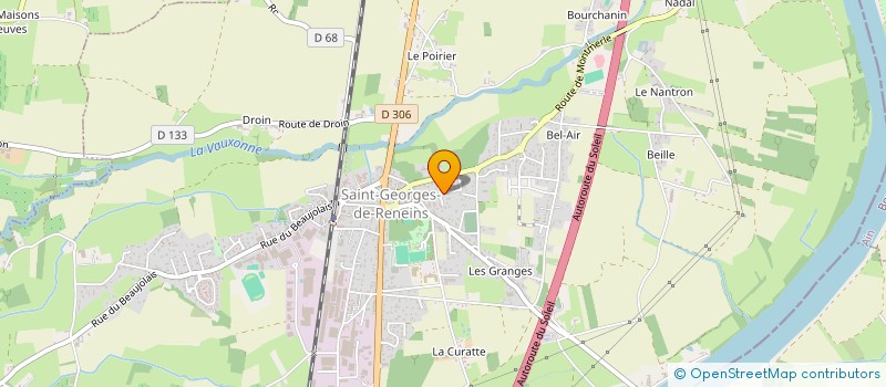 localisation de l'entreprise MONSIEUR MARC LONGIN à SAINT GEORGES DE RENEINS