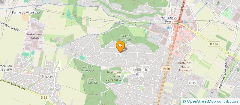 localisation de l'entreprise MONSIEUR MARC LOPES  LA VILLE-DU-BOIS