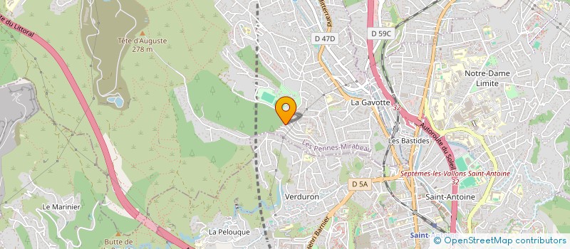 localisation de l'entreprise MONSIEUR MARC LOTA à LES PENNES MIRABEAU