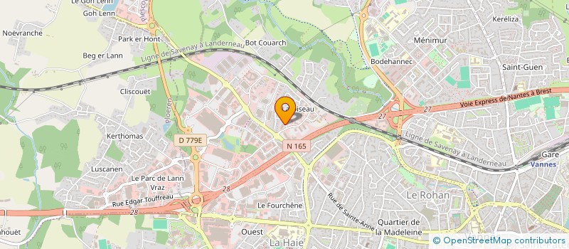 localisation de l'entreprise MONSIEUR MARC LOUER à VANNES