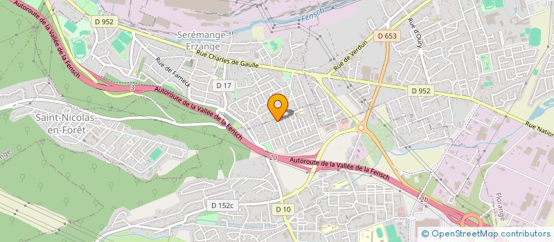 localisation de l'entreprise MONSIEUR MARC LOUIS  FAMECK