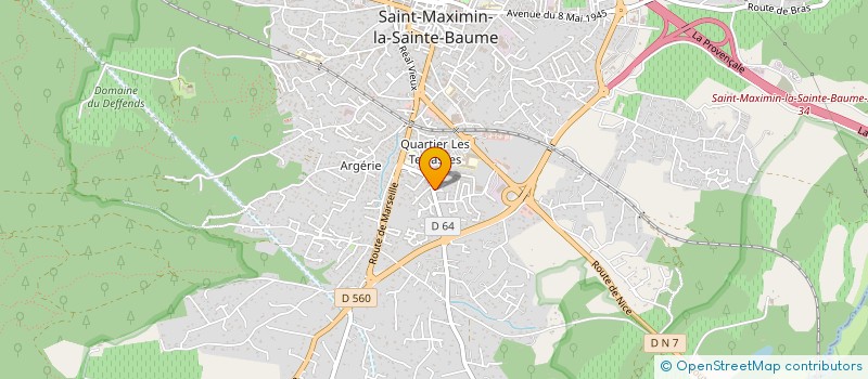 localisation de l'entreprise MONSIEUR MARC LOUVET à SAINT-MAXIMIN-LA-SAINTE-BAUME