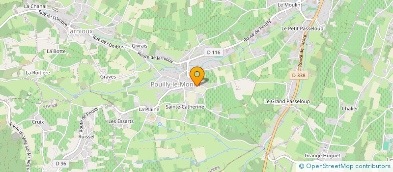 localisation de l'entreprise MONSIEUR MARC LOYAT à PORTE-DES-PIERRES-DOREES