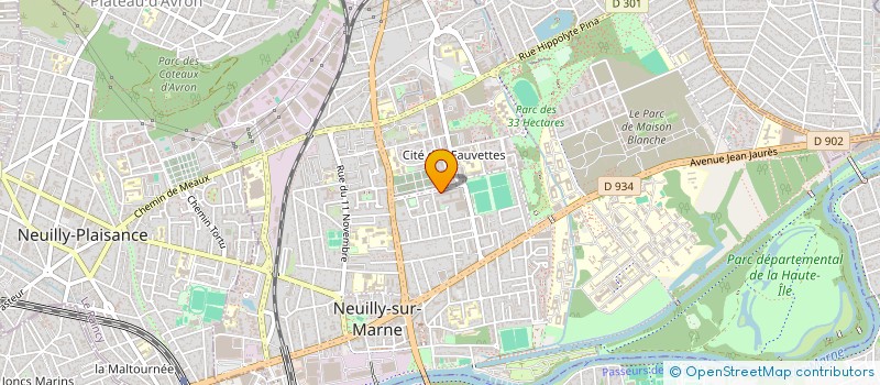 localisation de l'entreprise MONSIEUR MARC LUBIN à NEUILLY SUR MARNE