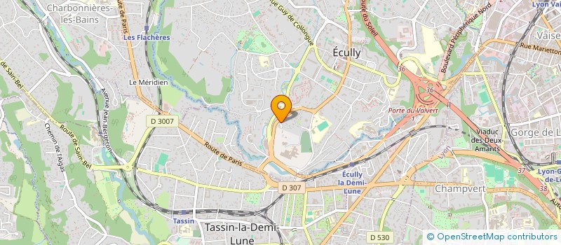 localisation de l'entreprise MONSIEUR MARC LUDMANN  ECULLY