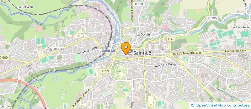 localisation de l'entreprise MONSIEUR MARC LUGAND  SAINT-LO