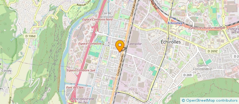 localisation de l'entreprise MONSIEUR MARC LUSITO à ECHIROLLES