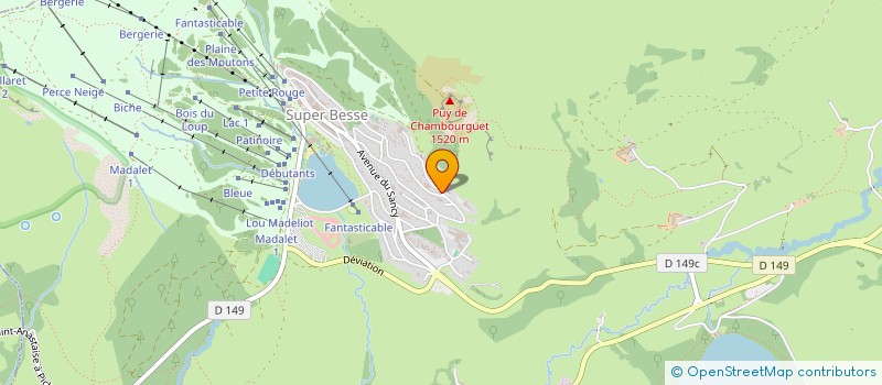 localisation de l'entreprise MONSIEUR MARC LUTOLF  BESSE-ET-SAINT-ANASTAISE