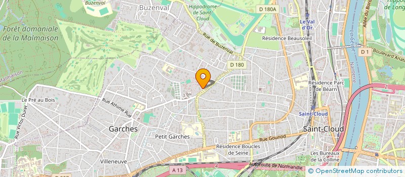 localisation de l'entreprise MONSIEUR MARC MACHADO à GARCHES