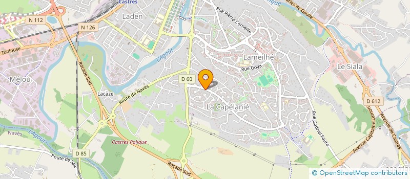 localisation de l'entreprise MONSIEUR MARC MAFFRE  CASTRES