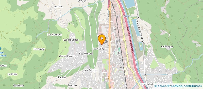 localisation de l'entreprise MONSIEUR MARC MAGNANI  SALLANCHES