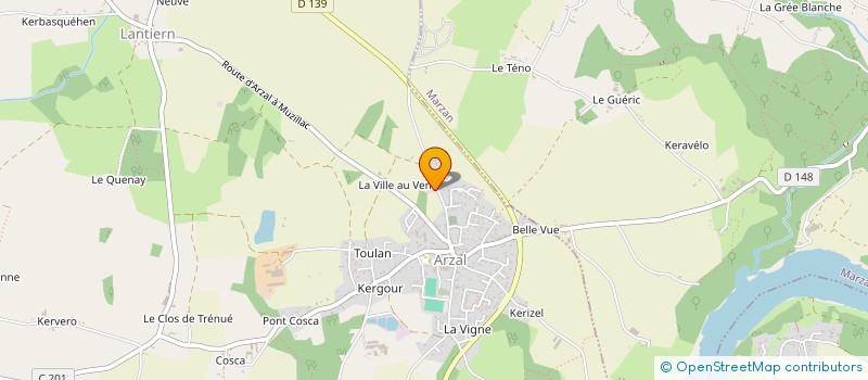 localisation de l'entreprise MONSIEUR MARC MAILLARD à ARZAL