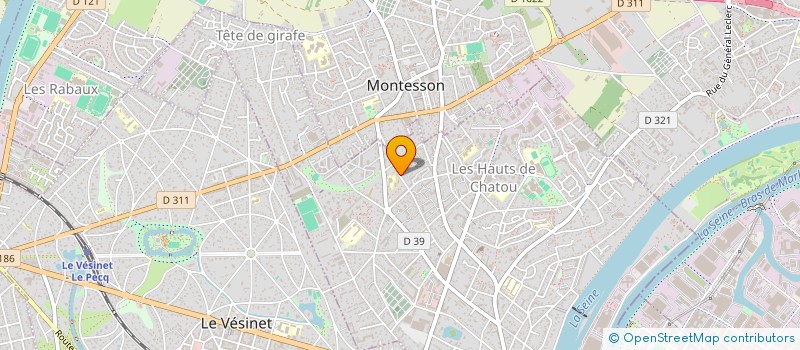 localisation de l'entreprise MONSIEUR MARC MAISANO  CHATOU