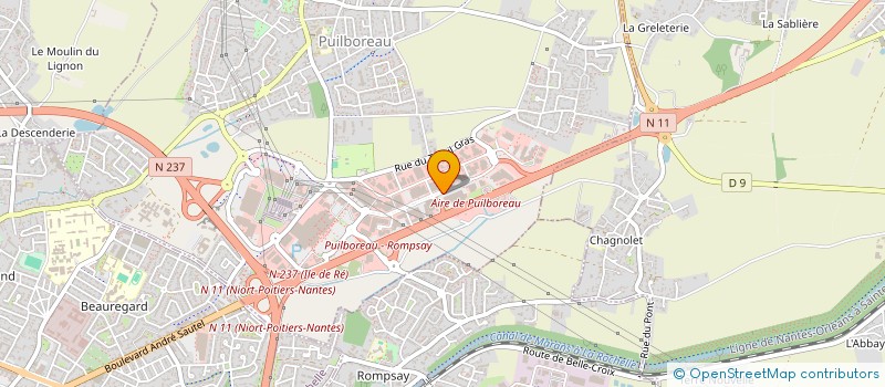 localisation de l'entreprise MONSIEUR MARC MAKPAWO  PUILBOREAU