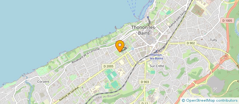 localisation de l'entreprise MONSIEUR MARC MALAPRADE à THONON-LES-BAINS