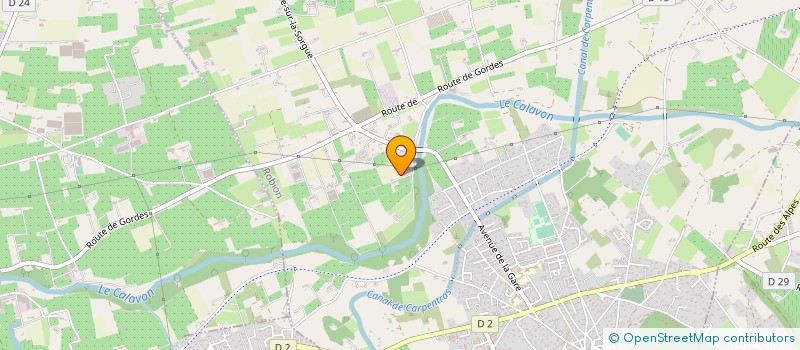 localisation de l'entreprise MONSIEUR MARC MALAVARD  MEVOUILLON