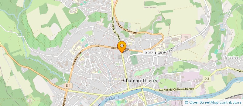 localisation de l'entreprise MONSIEUR MARC MALEZE à CHATEAU-THIERRY