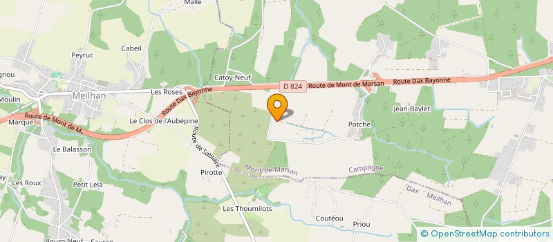 localisation de l'entreprise MONSIEUR MARC MALLARD  CAMPAGNE