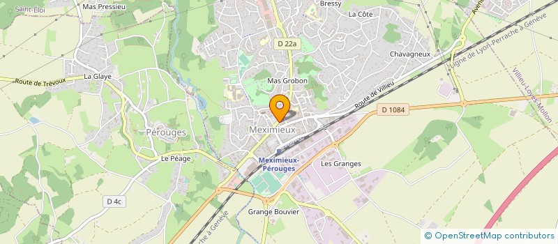 localisation de l'entreprise MONSIEUR MARC MALLET à MEXIMIEUX