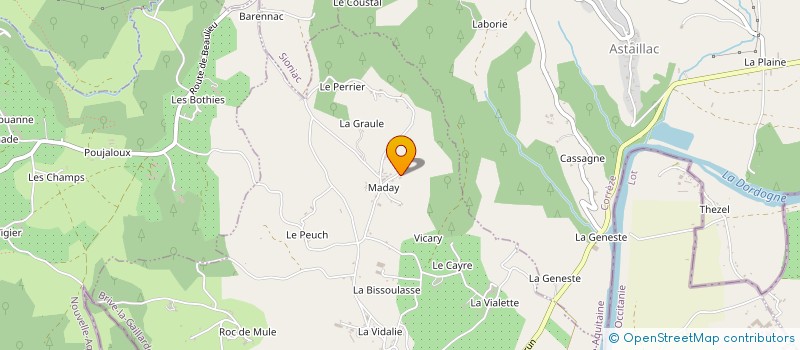 localisation de l'entreprise MONSIEUR MARC MALVY à LIOURDRES