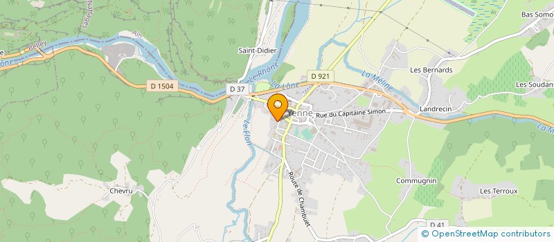 localisation de l'entreprise MONSIEUR MARC MANDONNET à YENNE