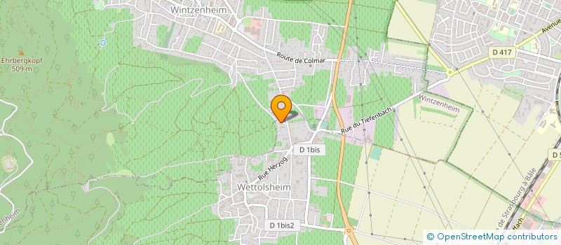 localisation de l'entreprise MONSIEUR MARC MANN  WETTOLSHEIM